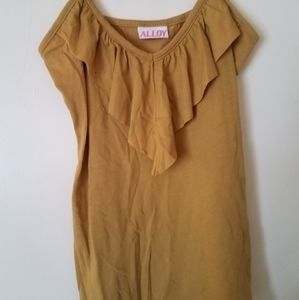 Nwot's Ruffled front tank top